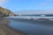 beach and sky in California