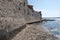 Beach in the small idyllic city Novigrad located on the west coast of Istria peninsula, Croatia