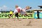 Beach soccer bicycle kick