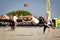 Beach soccer bicycle kick