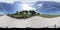 Beach spherical panorama 360x180