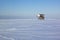 Beach of St. Peter-Ording in winter