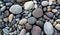 Beach stones background