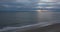 Beach stroll at Myrtle Beach at sunrise