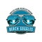 Beach sunglasses emblem logo