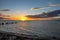 Beach sunset at Holbox Island