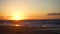 Beach Sunset Nature Beautiful Orange Sea Sky Water California Travel Los Angeles Shore Timelapse Idyllic Reflection Wave