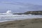 Beach and Surf at Monterey Bay Marine Sanctuary