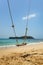 Beach swing on the May Rut Ngoai Island, Vietnam