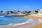 Beach of Tamariz in Estoril, Portugal