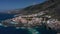 Beach in Tenerife, Canary Islands, Spain.Aerial view of Garachiko in the Canary Islands.