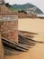 beach terrace of San Sebastian in Spain