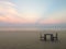 Beach, Thailand, blue sky, sunset, sea, dinner,