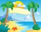 Beach theme scenery 4