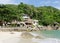 Beach Thongtakian, Koh Samui, Thailand, view of hotel Crystal Bay Resort.