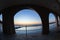 Beach Tidal Swimming Pool Arches Ocean Sunrise