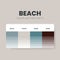 Beach tone colour schemes ideas. Color palettes are trends combinations and palette guides this year, a table color shades in RGB