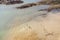 Beach with tourists in summer in Arrecife, Spain