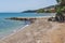 Beach of town of Poros, Kefalonia, Greece