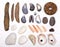 Beach treasure flat lay