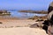 Beach of TrÃ©beurden in France