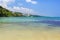 Beach turquoise transparent caribbean sea Jamaica