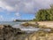 The beach at Turtle Bay Resort