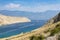 Beach Vela Luka with ships, island Krk Croatia