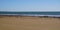 Beach in vendee atlantic french coast in west France in web header panorama