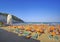 Beach of vieste - gargano area - apulia region - italy