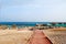 Beach view, Dead Sea Israel