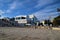 Beach view of Palais Des Festivals, Cannes, France