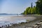 Beach view of Salt Spring Island in British Columbia, Canada