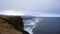 Beach with volcanic sand at Ingolfshofdi on Iceland