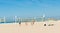 Beach volleyball on Hermosa Beach California