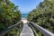 Beach Walkway Stairs Ocean Vegetation Kite Surfing