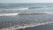 Beach and waves from font view