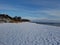 Beach in winter