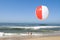 Beachball at beach