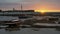 Beached Boats at Sunset Cadiz Spain