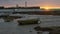 Beached Boats at Sunset Cadiz Spain