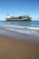 Beached ship near Valencia, Spain