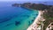 Beaches of Corfu island. scenic Agios georgios. Greece travel