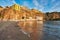 The beaches and the sea of Meta di Sorrento small village near Sorrento