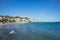 The beaches of Sitges. View of the embankment