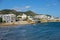 The beaches of Sitges. View of the embankment