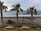 Beaches of Torrox Costa on Costa del Sol, Andalusia, Spain in April. Overwinter is Spain