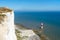 BEACHEY HEAD, SUSSEX/UK - JULY 23 : View of the lighthouse at Be