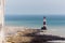 BEACHEY HEAD, SUSSEX/UK - MAY 11 : The lighthouse at Beachey Head in Sussex on May 11, 2011