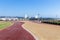 Beachfront Promenade Against Mgeni River Bridge and Blue Skylin